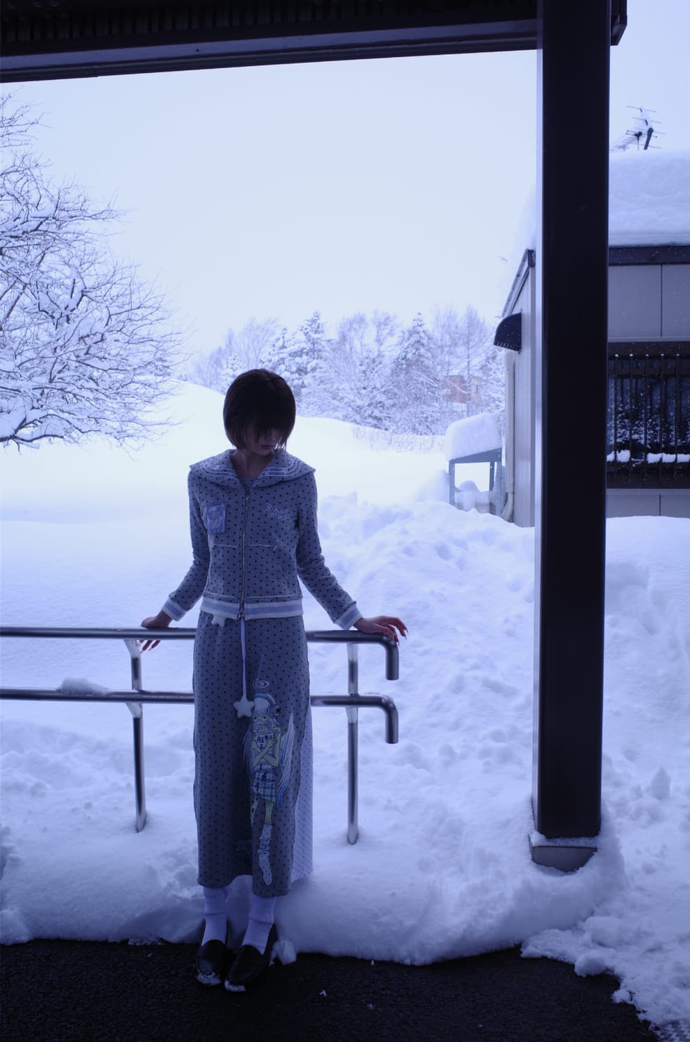 oooctopus sailor hood zip-up 그레이 상품이미지2