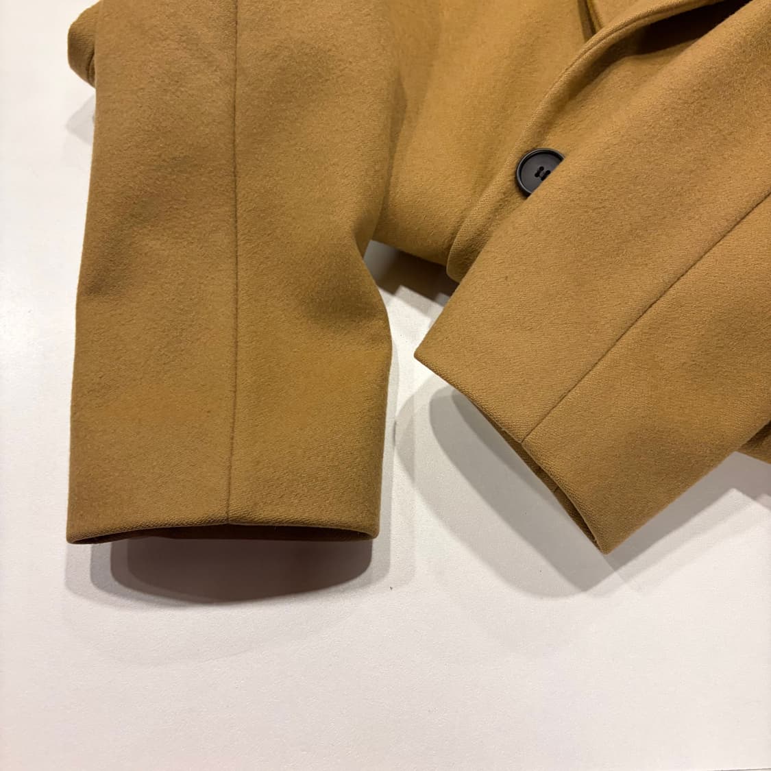 [S] 인사일런스 울 캐시미어 캐멜 코트 C949 상품이미지5