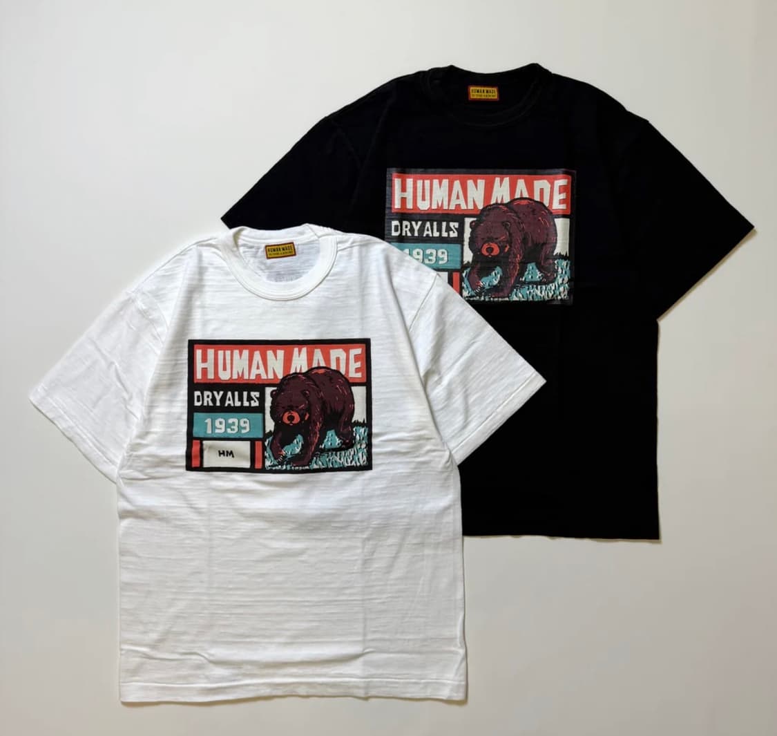 휴먼메이드 그래픽 티셔츠 블랙 상품이미지1