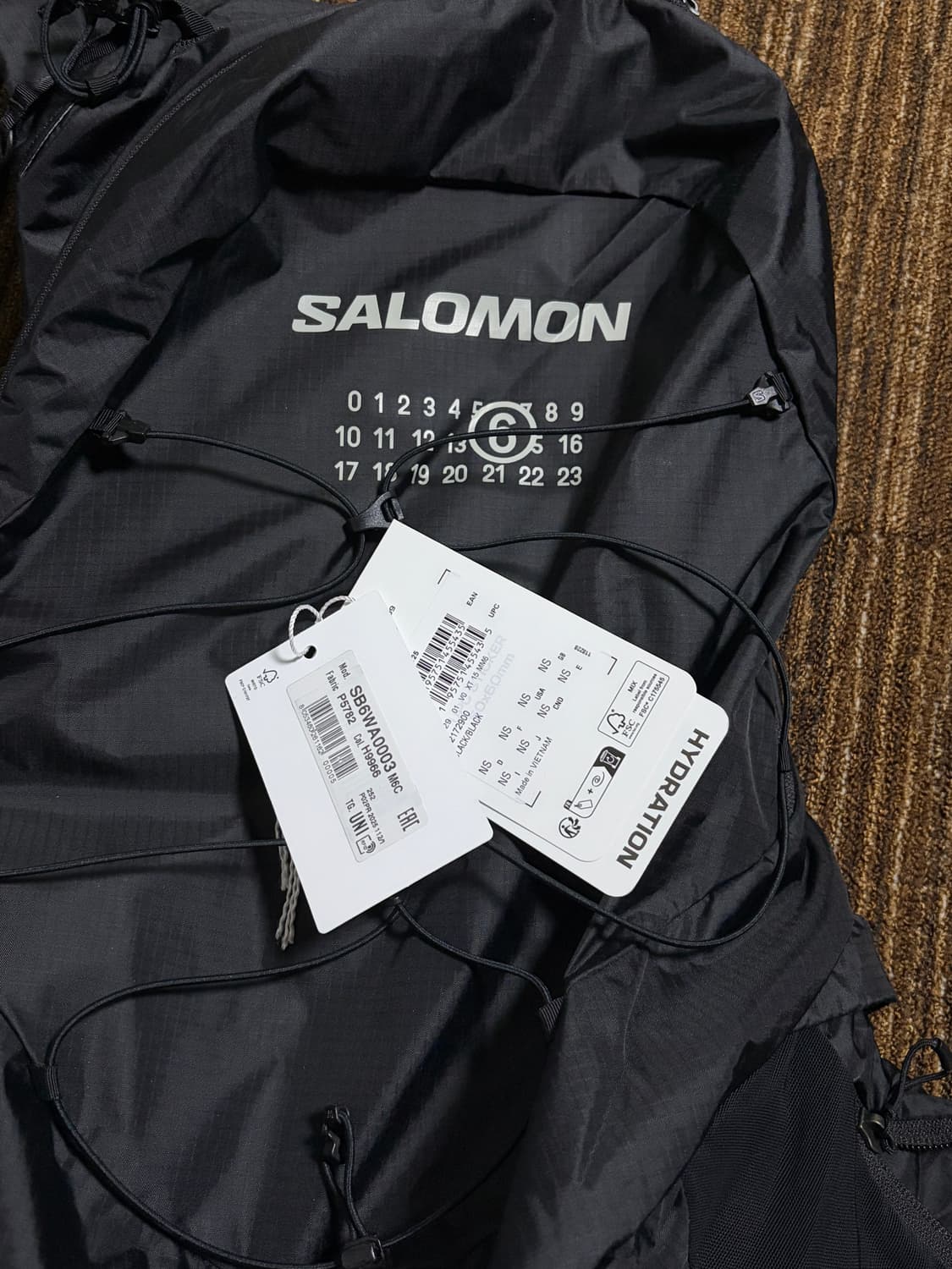 살로몬 x MM6 메종 마르지엘라 XT-15 블랙 상품이미지2