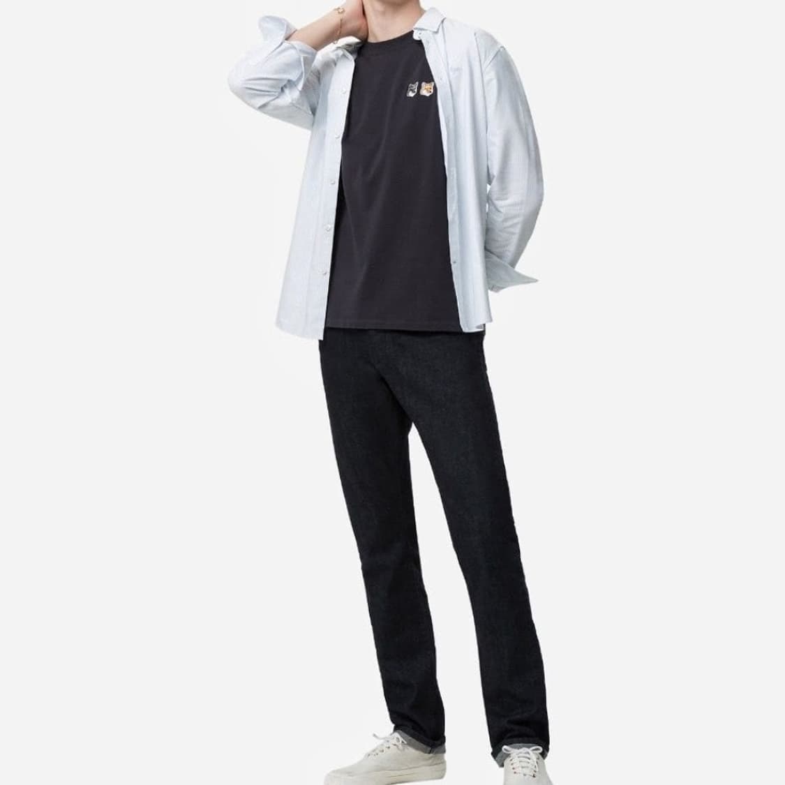 메종키츠네 더블 폭스 반팔 티셔츠 상품이미지2