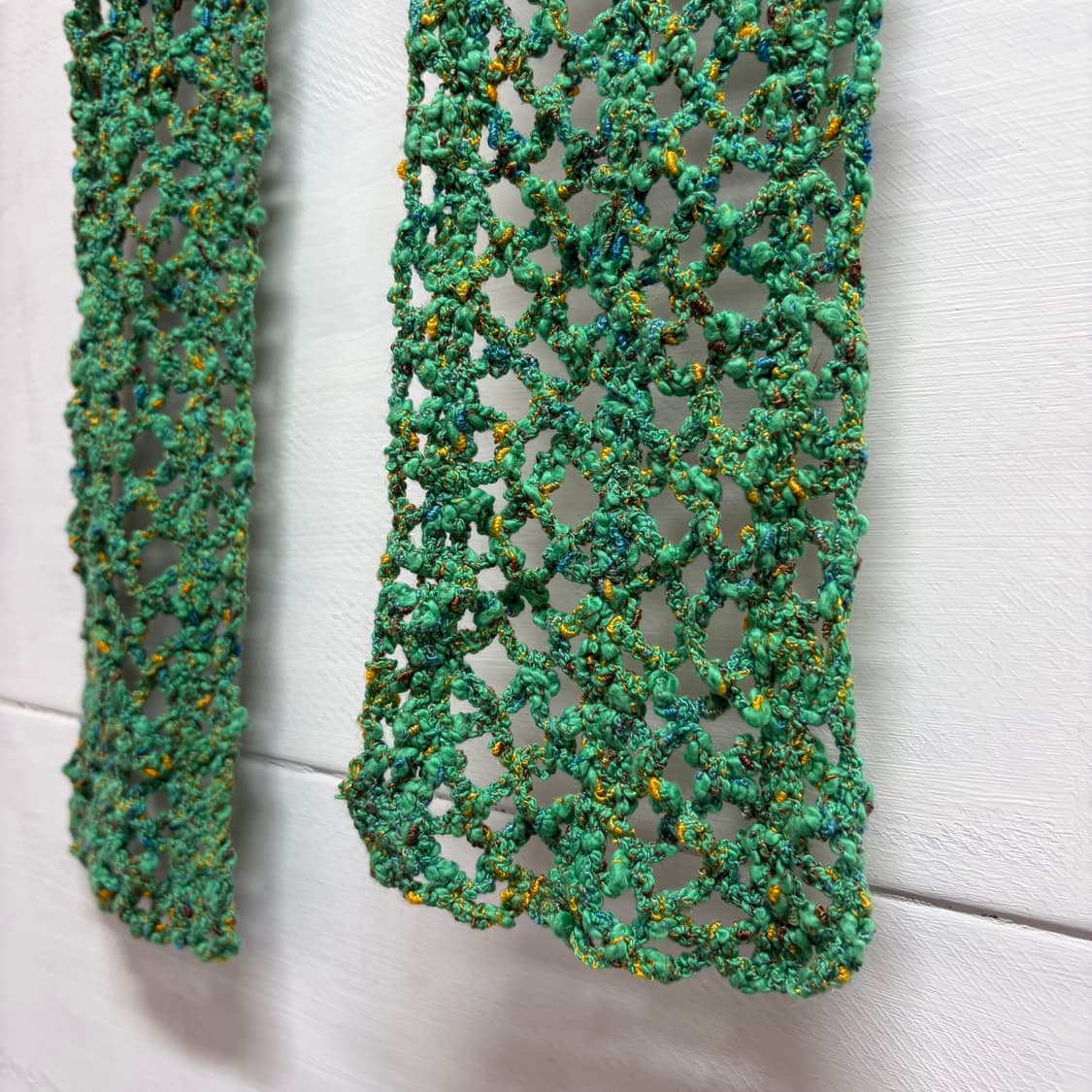 뜨개질 히피 그린 모리걸 머플러 스카프 (JPN) 상품이미지5