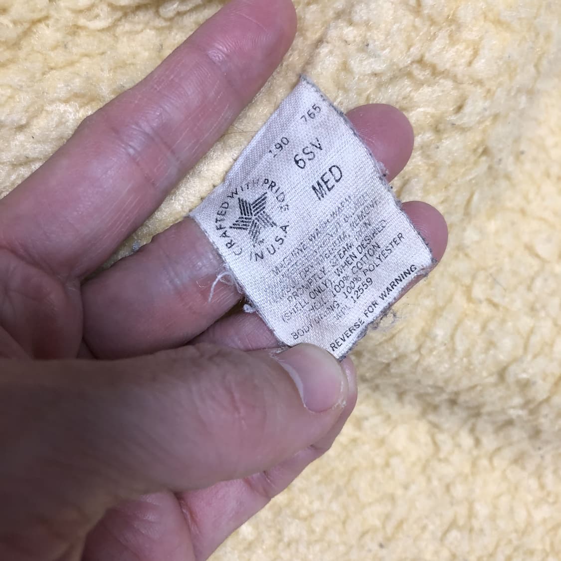 (M) 80's 미국제조 칼하트 Carhartt 덕캔버스 쉐르파 베스트  상품이미지7