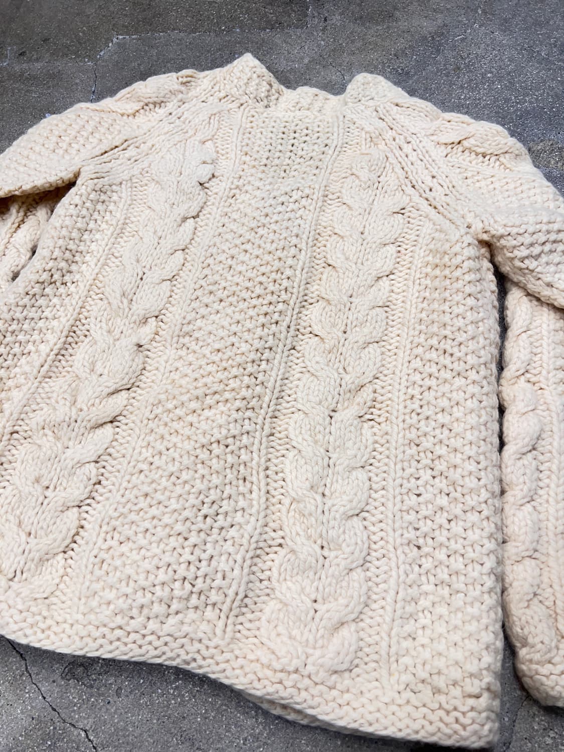 핸드메이드 울 니트 가디건 상품이미지5