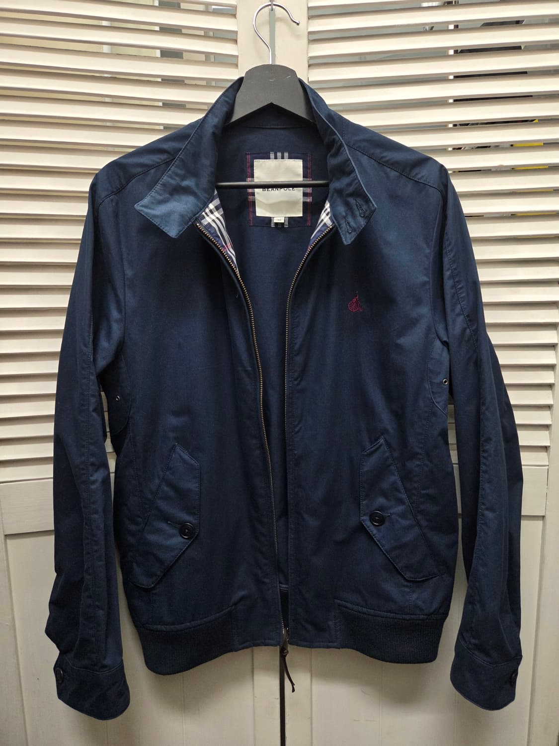 빈폴 네이비 코튼 헤링턴 자켓 상품이미지2