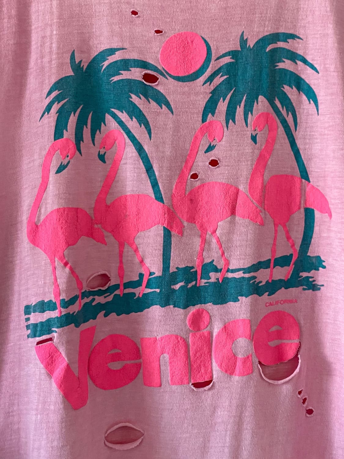 80-90s 빈티지 Venice 디스트로이드 컷오프 슬리브리스 나시티 상품이미지4