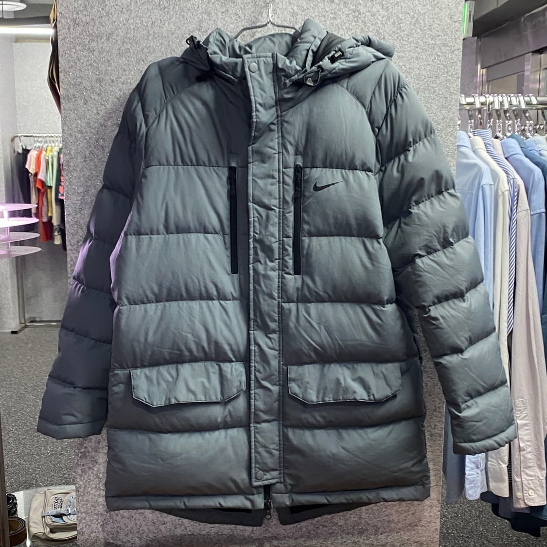 나이키 스우시 투웨이 미디움 패딩 B3538 상품이미지2