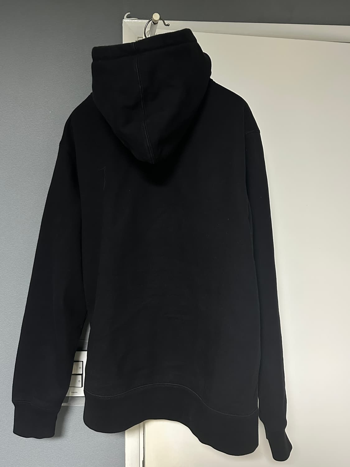 슈프림 스몰로고 후드집업 블랙 XL 상품이미지2