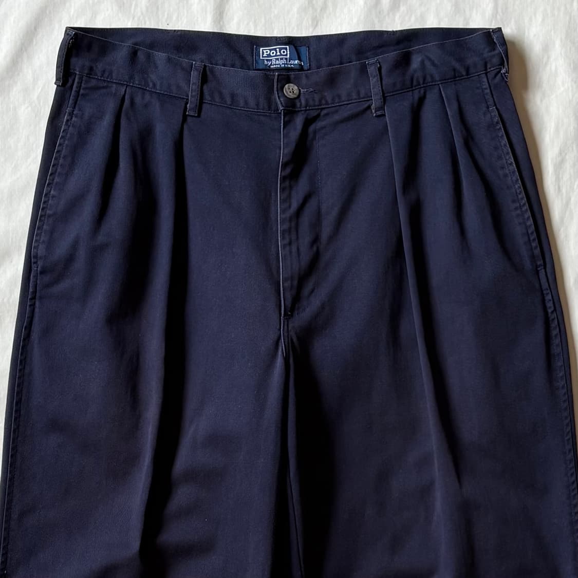 [33-34] 80s USA 폴로 랄프로렌 투턱 치노팬츠 상품이미지2
