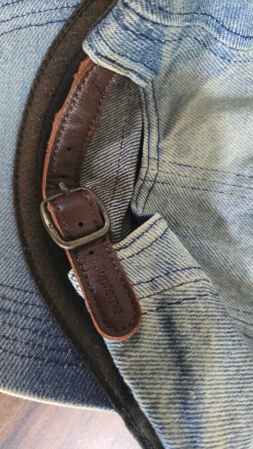 슈프림 24ss 워시드 치노 트윌 캠프캡 더티 인디고 상품이미지4