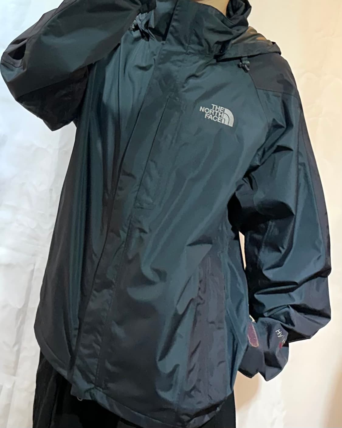 노스페이스 하이벤트 알파 블랙 후드 바람막이 상품이미지1
