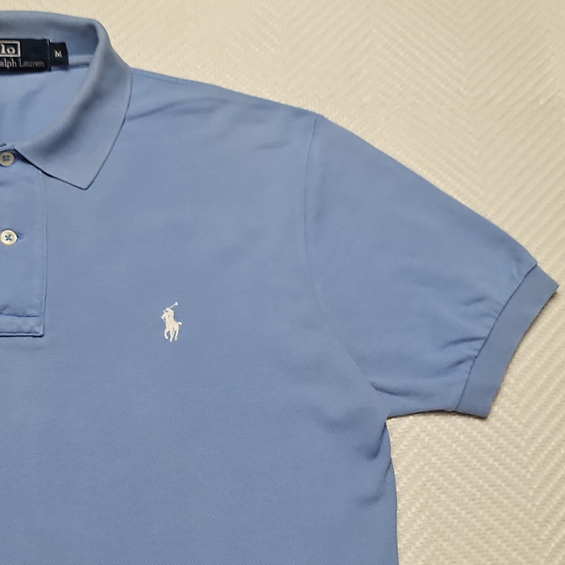 폴로 랄프로렌 반팔 카라티 (스카이블루) 상품이미지2