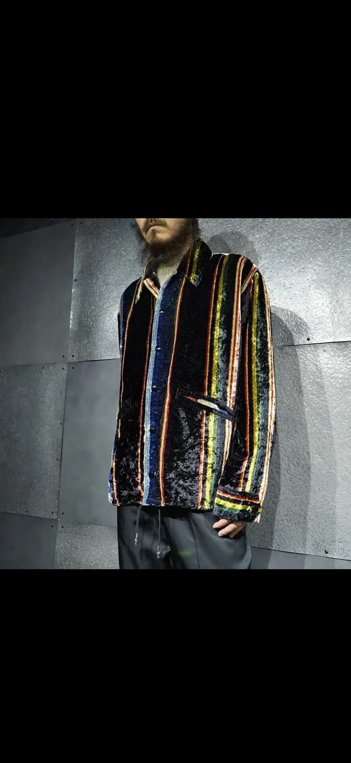 토가비릴리스 TOGA VIRILIS 스트라이프 블루종 자켓 48 상품이미지8