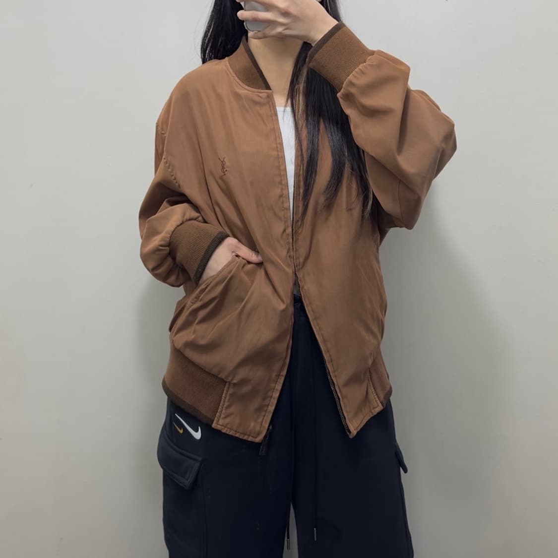 입생로랑 리버시블 스윙자켓 상품이미지2