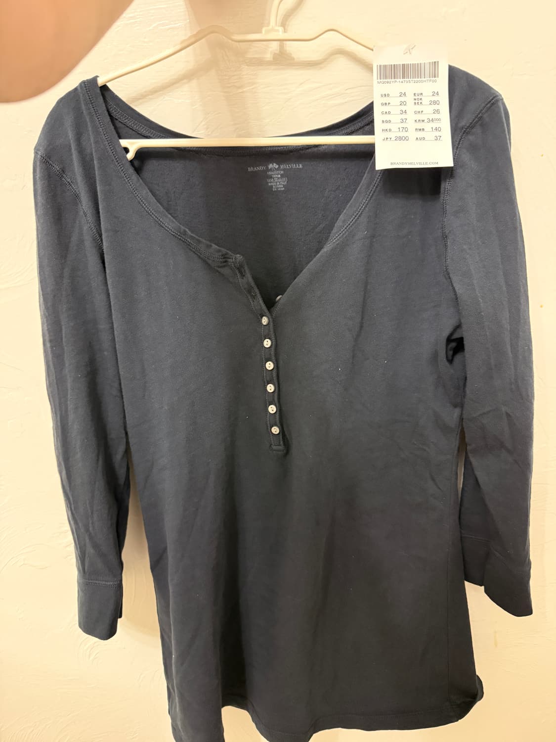 브랜디멜빌 7부 티 상품이미지1