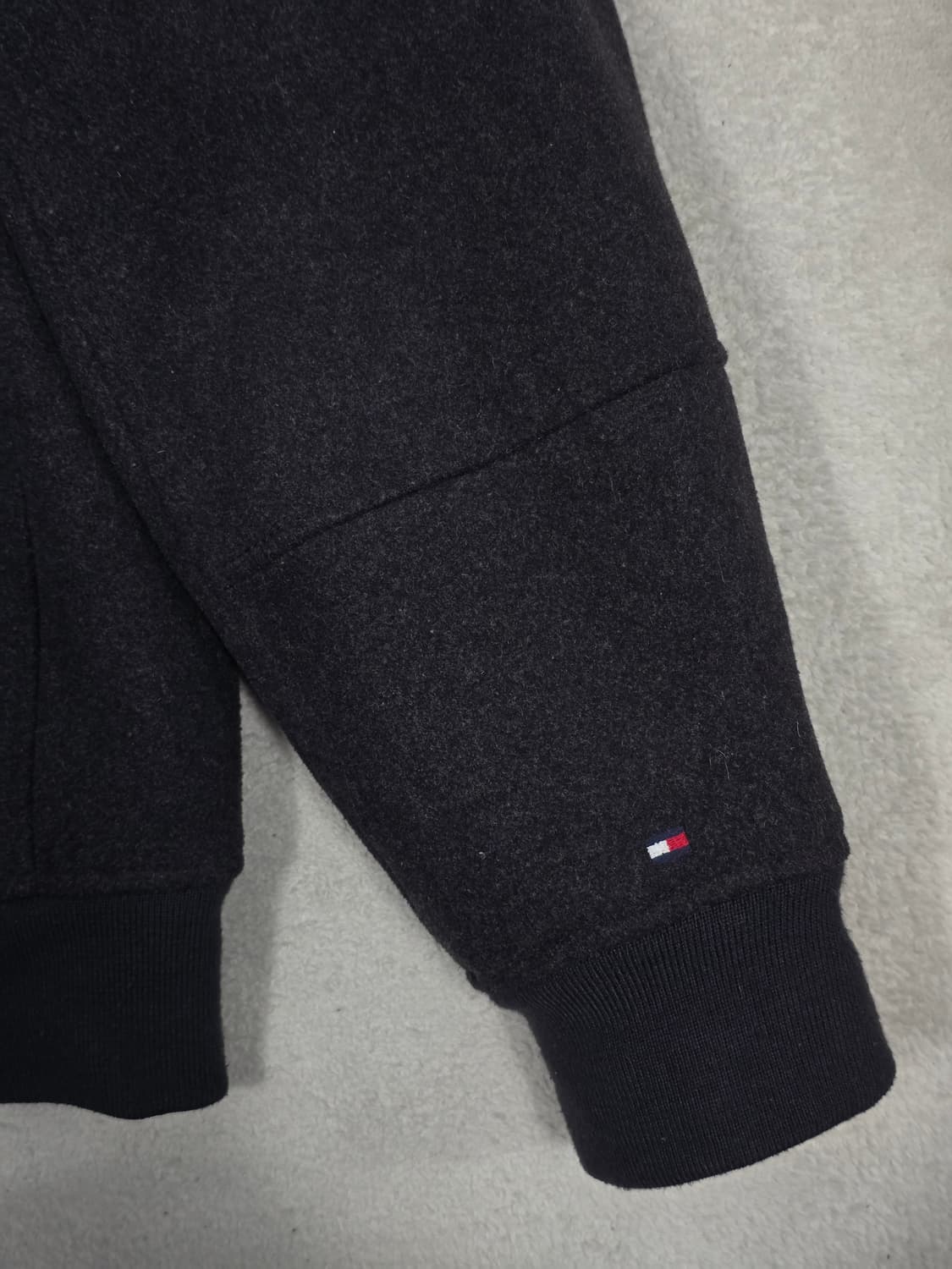 타미힐피거 블랙 울 블렌드 봄버 자켓 L사이즈 상품이미지6