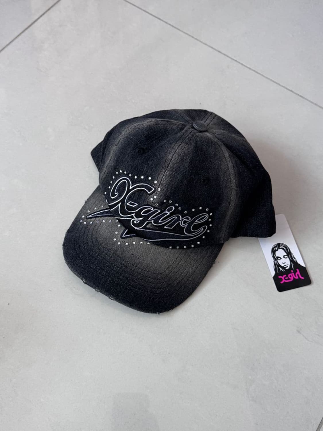LOGO DENIM CAP 로고 데님 모자 상품이미지2
