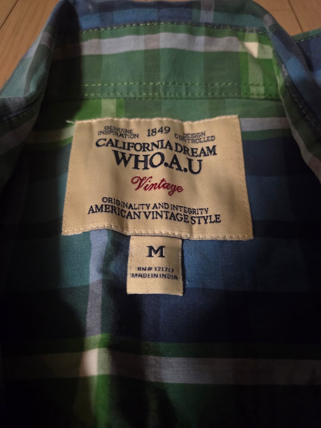 후?아유 빈티지 셔츠M싸이즈 상품이미지2