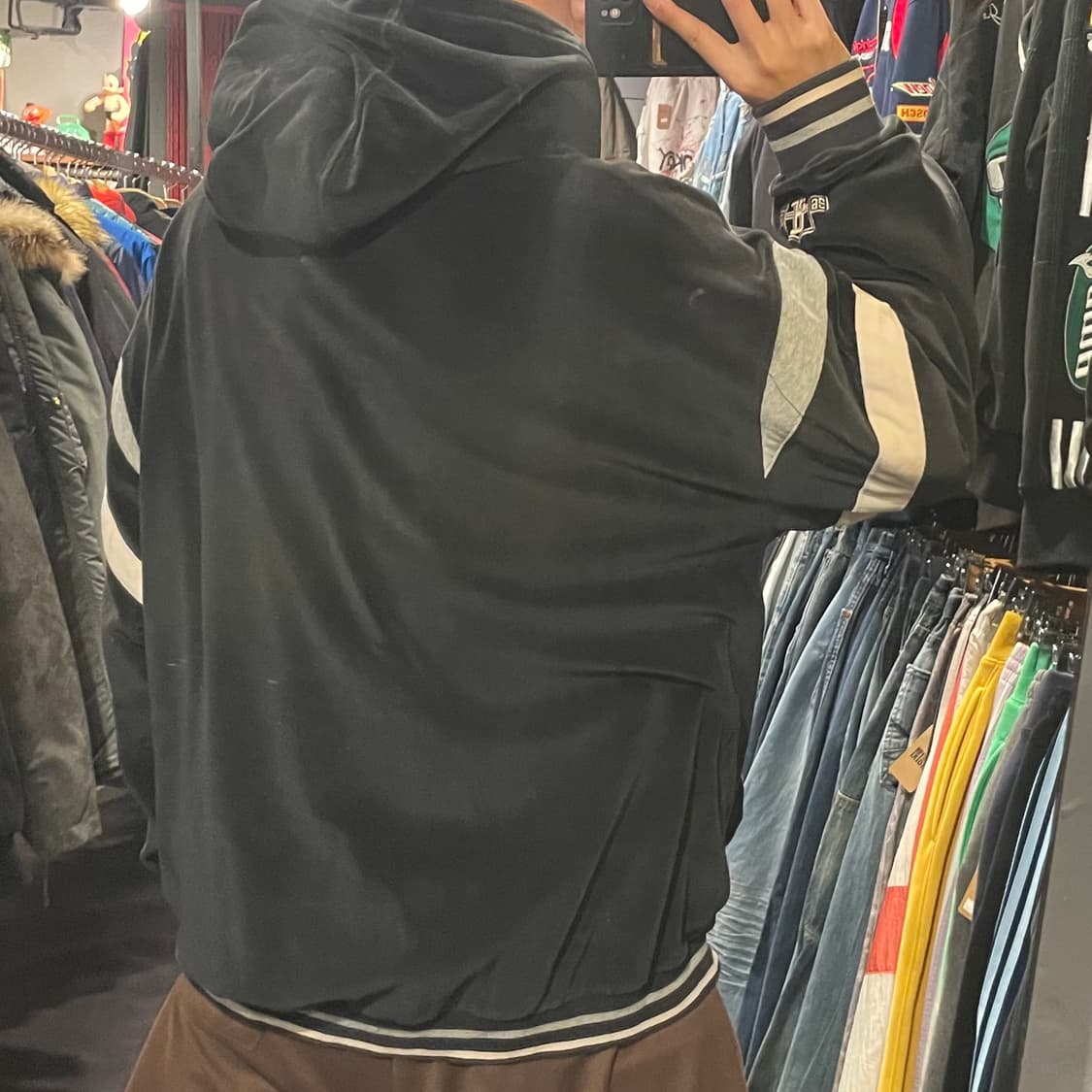 [IM] Phat farm 블랙 후드 벨벳져지 상품이미지6