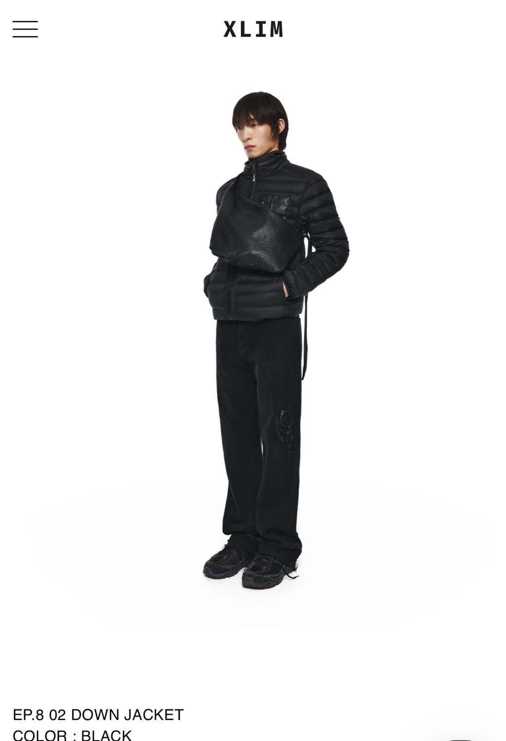 EP.8 02 DOWN JACKET Black L size 상품이미지4