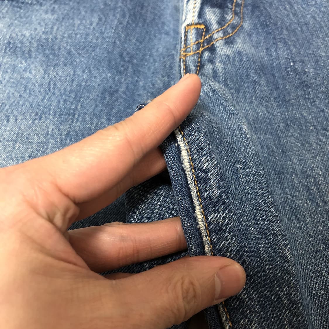 (30) 00's 리바이스 Levi's 501 스트레이트핏 중청 데님 상품이미지3