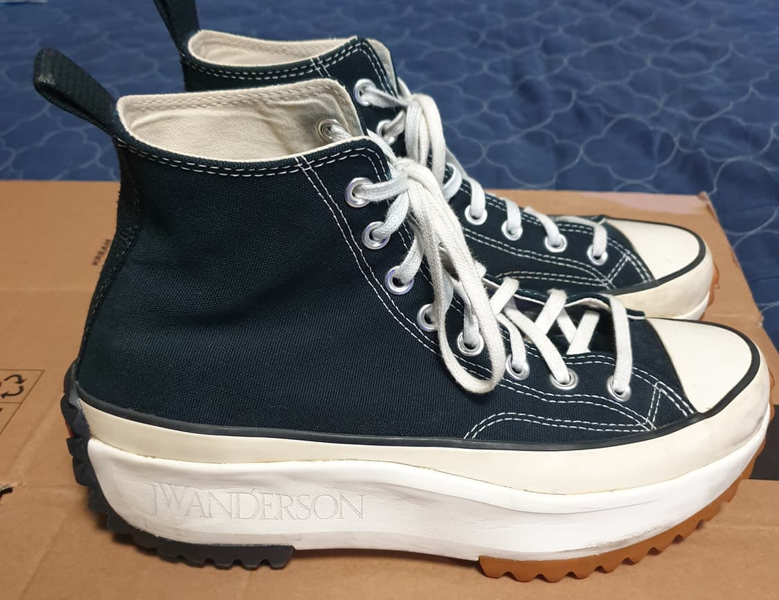 (협업제품) 컨버스 JW앤더슨 런스타 하이크 OG 하이 블랙 (270) 상품이미지1