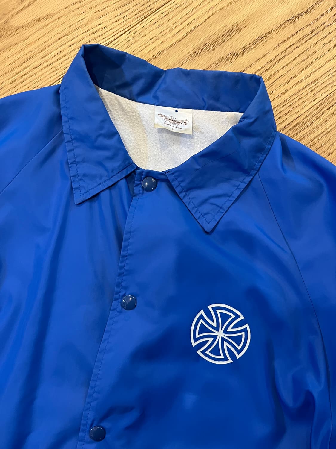 빈티지 인디펜던트 트럭 코치자켓 블루 상품이미지3