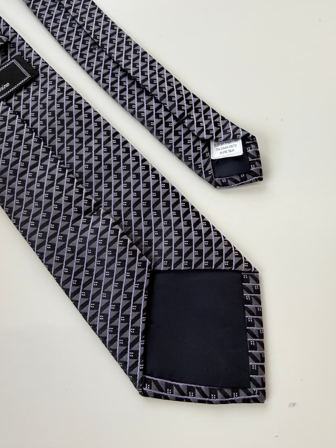 빈티지 실크 넥타이 8cm 상품이미지5