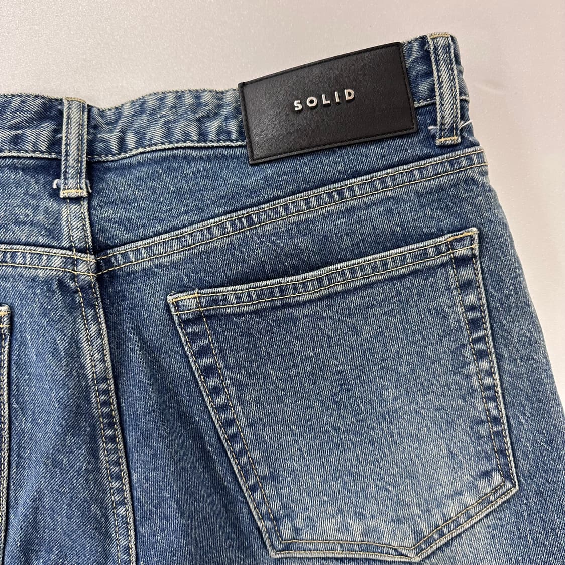 SOLID HOMME 솔리드옴므 레귤러 슬림핏 스판청바지 32 J12 상품이미지8