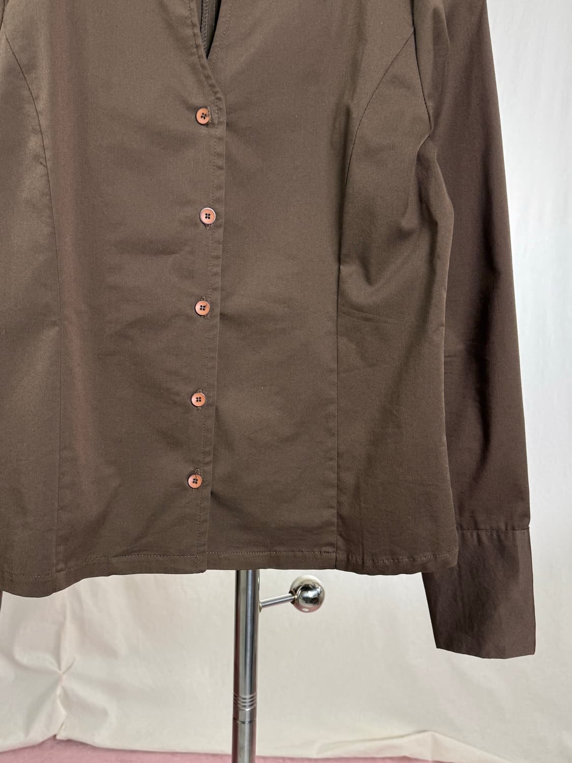 Takyua 차이나 카라 블라우스 상품이미지3