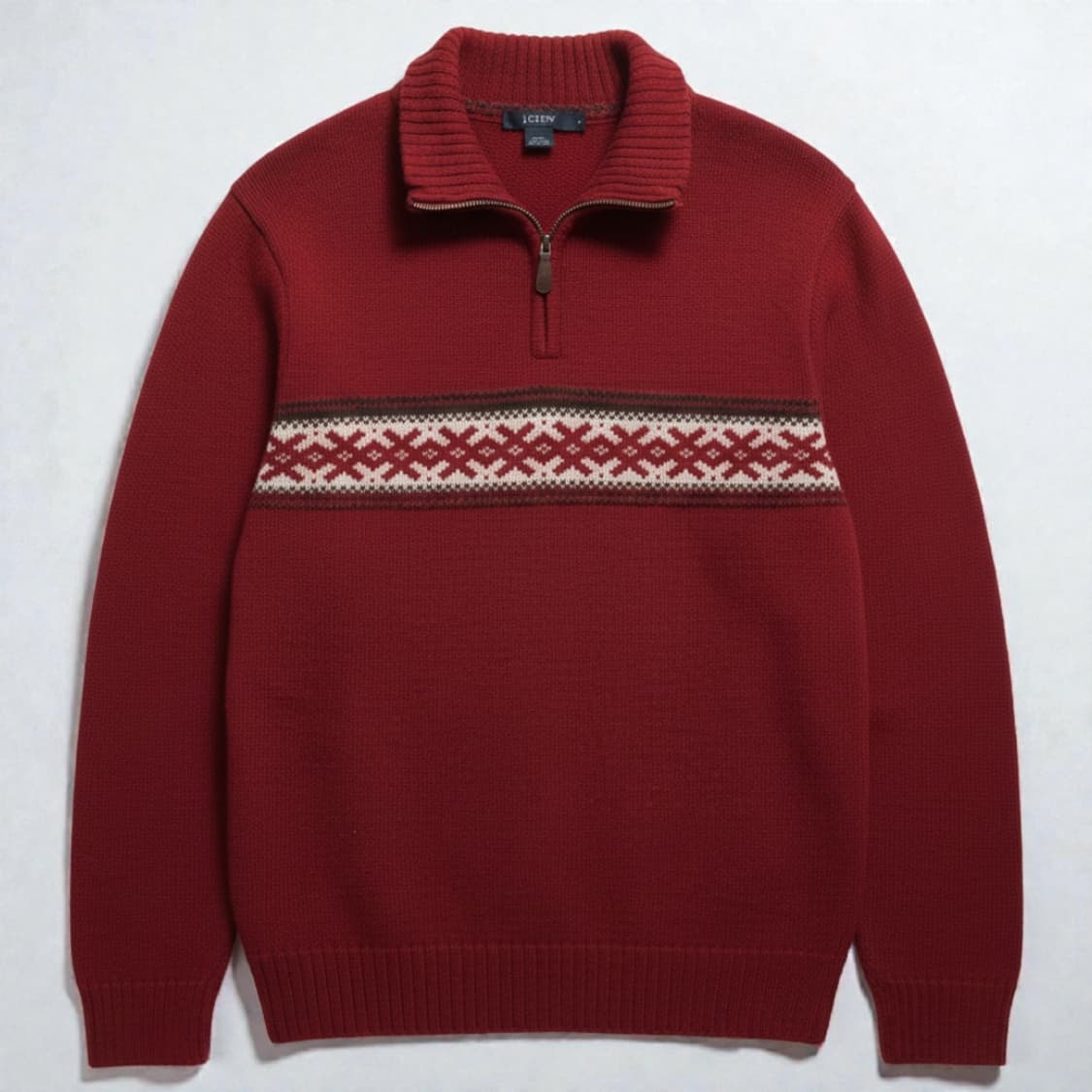 100)jcrew 제이크루 램스울 하프집업 니트 상품이미지1