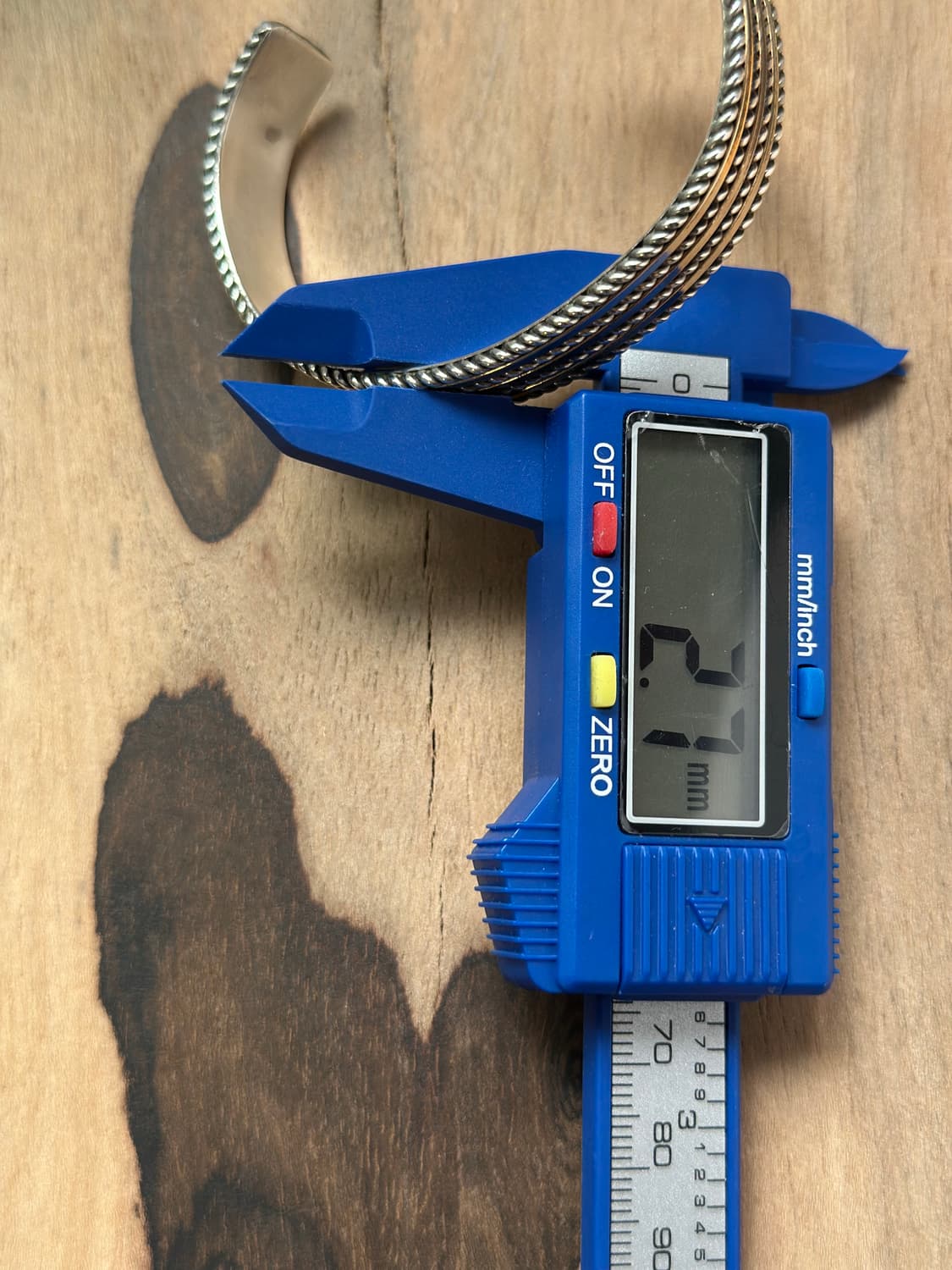 [네이티브 아메리칸]Tom hawk 12KGF 스택 라인 커프 상품이미지9