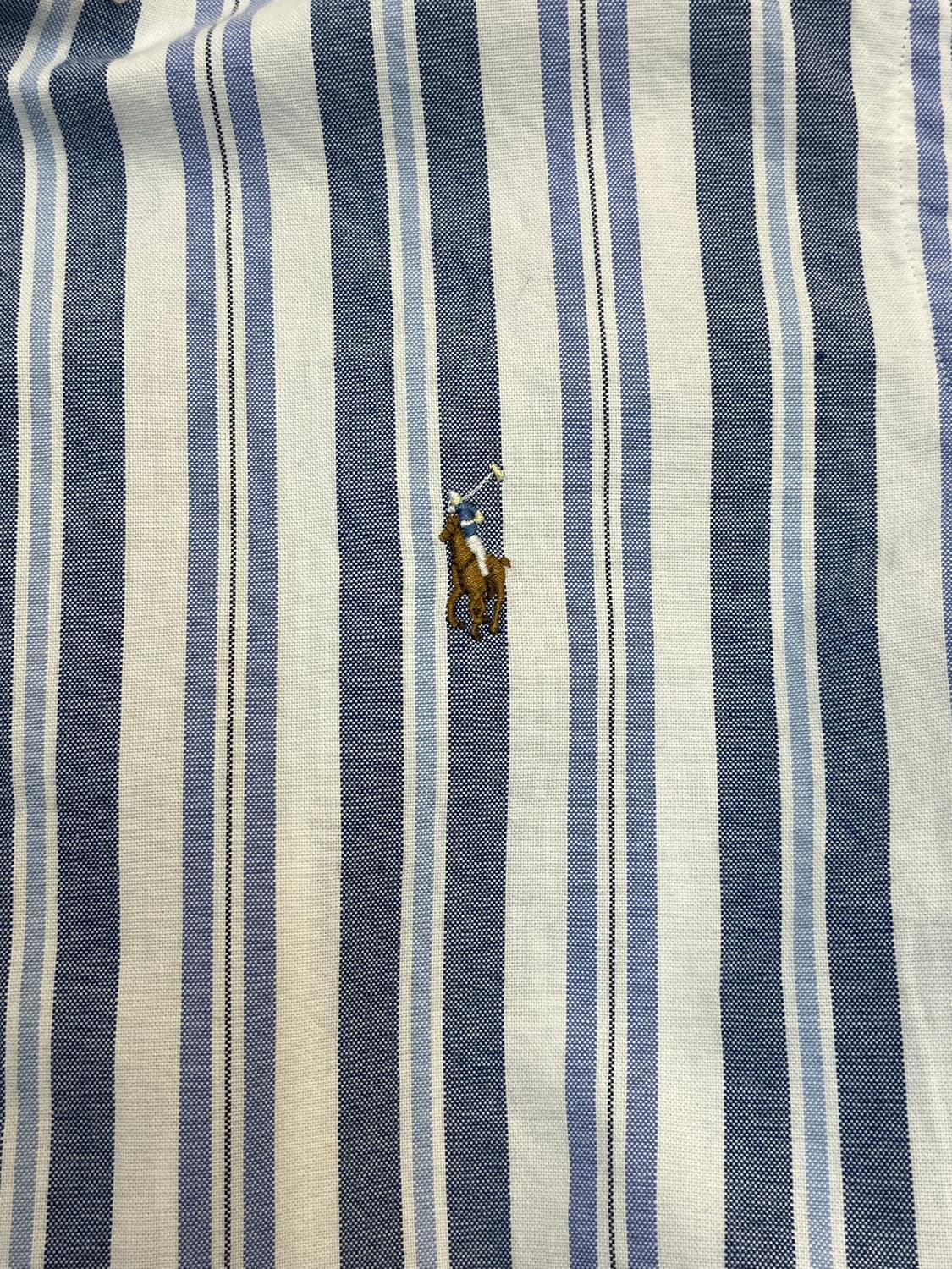 폴로 랄프로렌 스트라이프 셔츠 블루 M #csz2245 상품이미지4