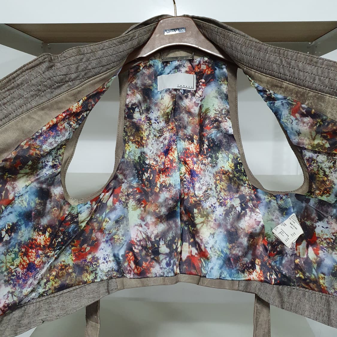 (M) Tankus 그런지 램스킨 양가죽 베스트 조끼 상품이미지9