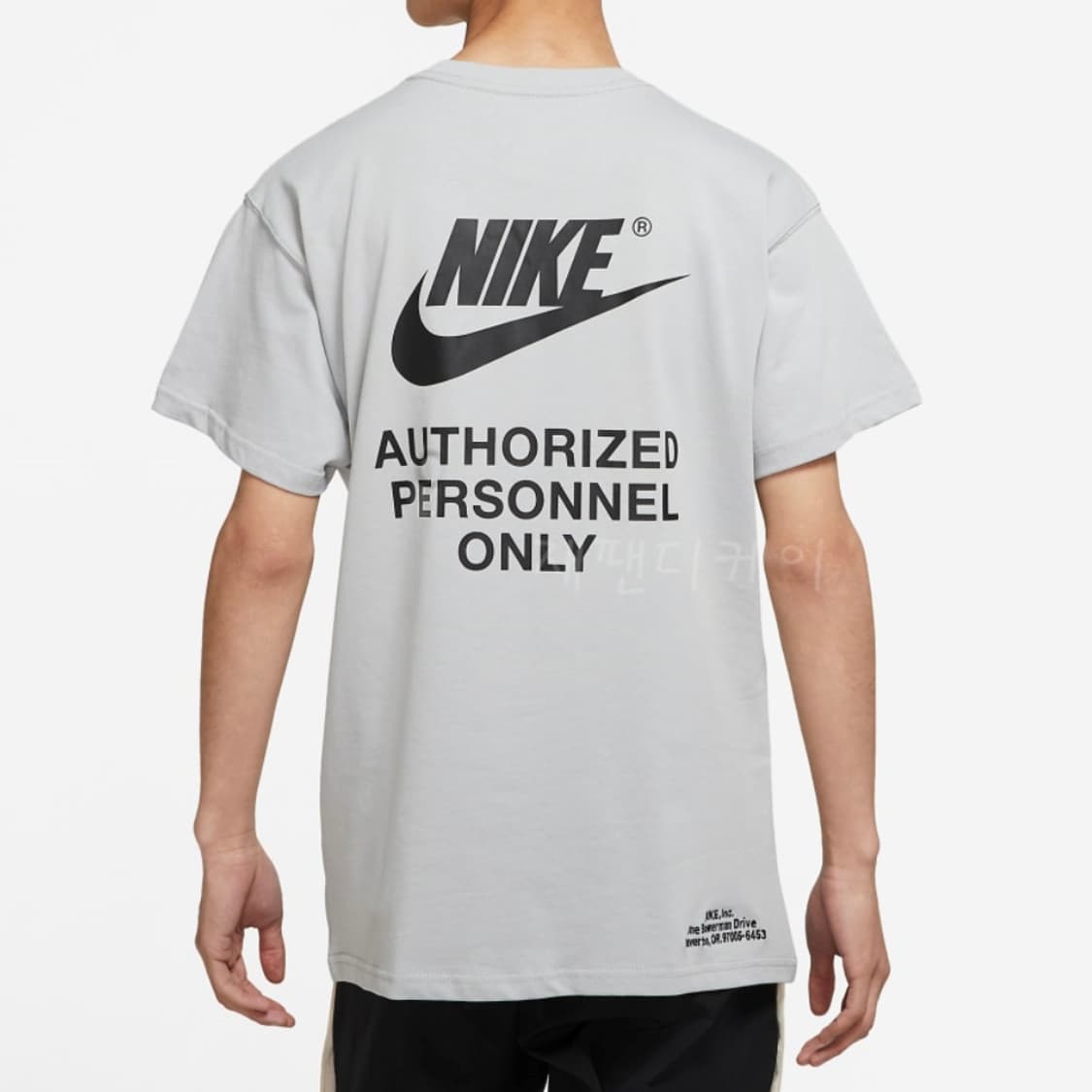 남성) NIKE 스우시 레터링 반팔티셔츠 상품이미지3