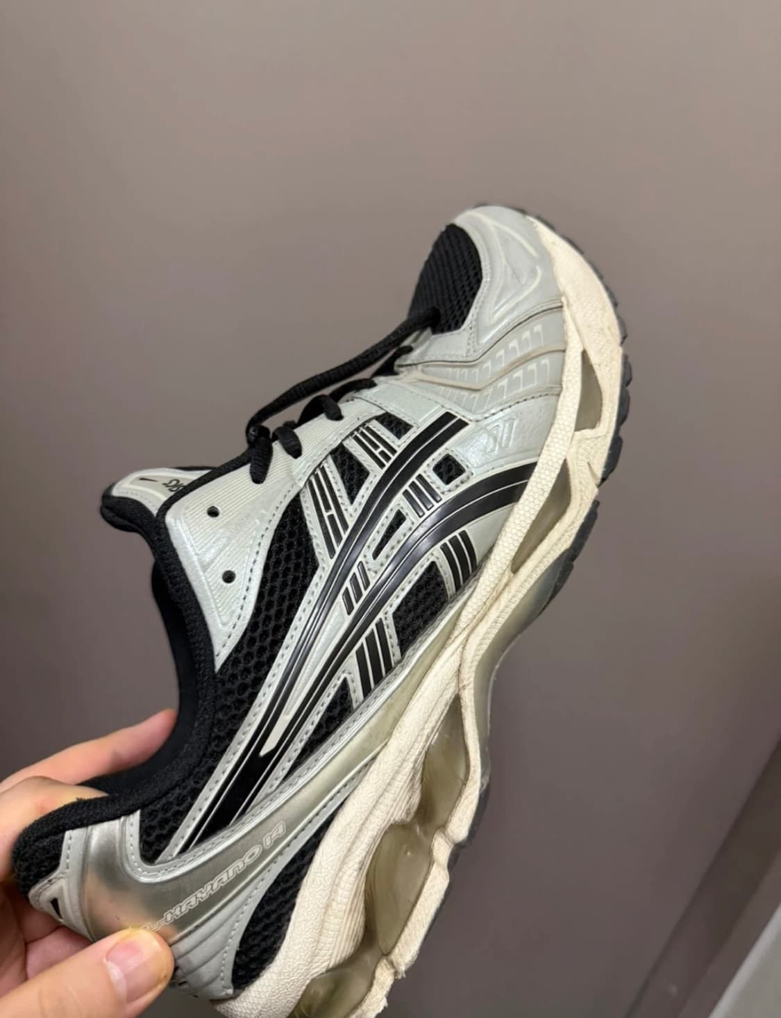 아식스 젤 카야노 14 블랙 실 그레이 295 상품이미지3