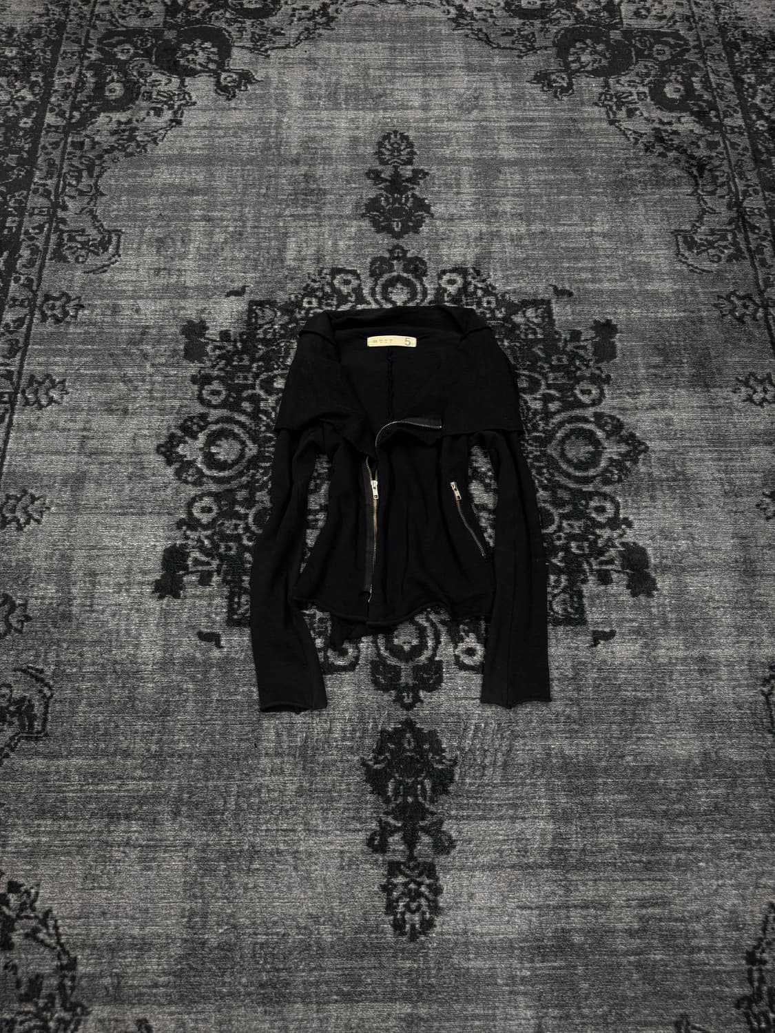 Unknown asymmetric rider sweat zip up 상품이미지1