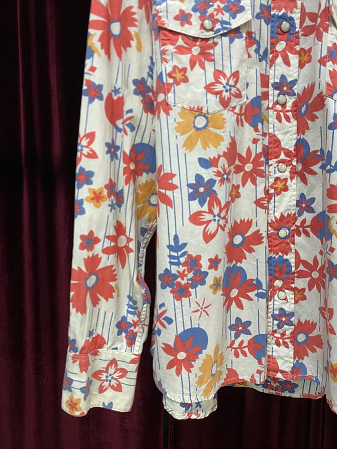 LUCKY STORE floral western shirt 상품이미지3