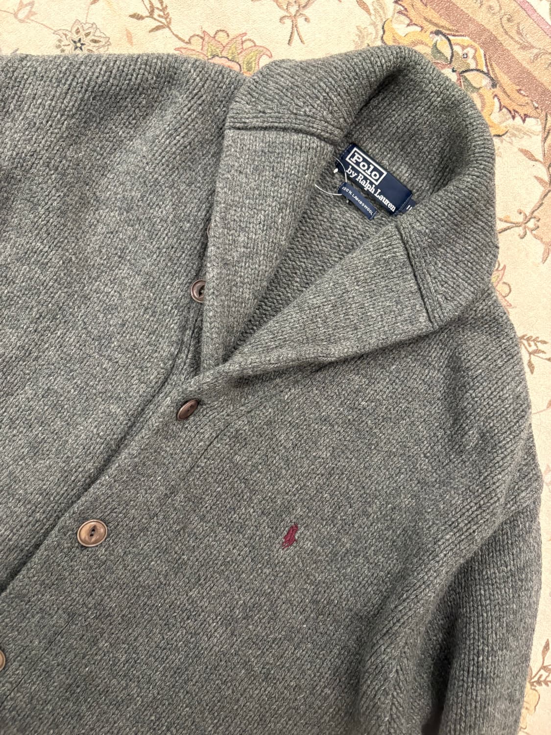 폴로랄프로렌 포니로고 숄카라 가디건 상품이미지3