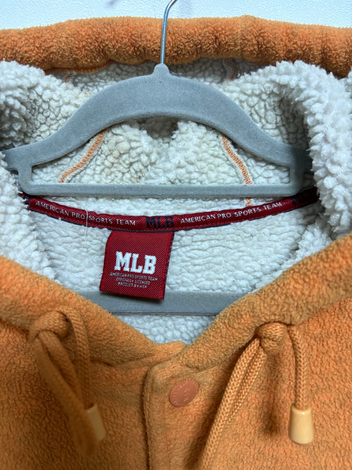 MLB 뉴욕양키스 쉐르파 후디 점퍼 상품이미지4