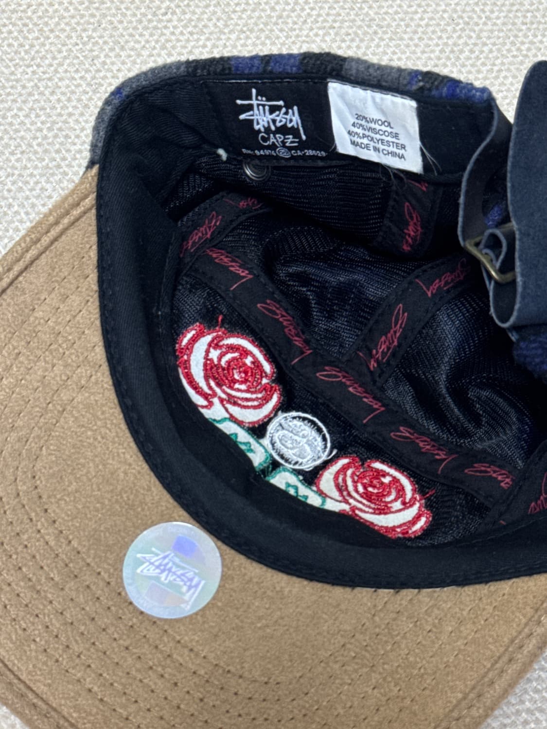 스투시 겨울용 캠프캡 상품이미지2