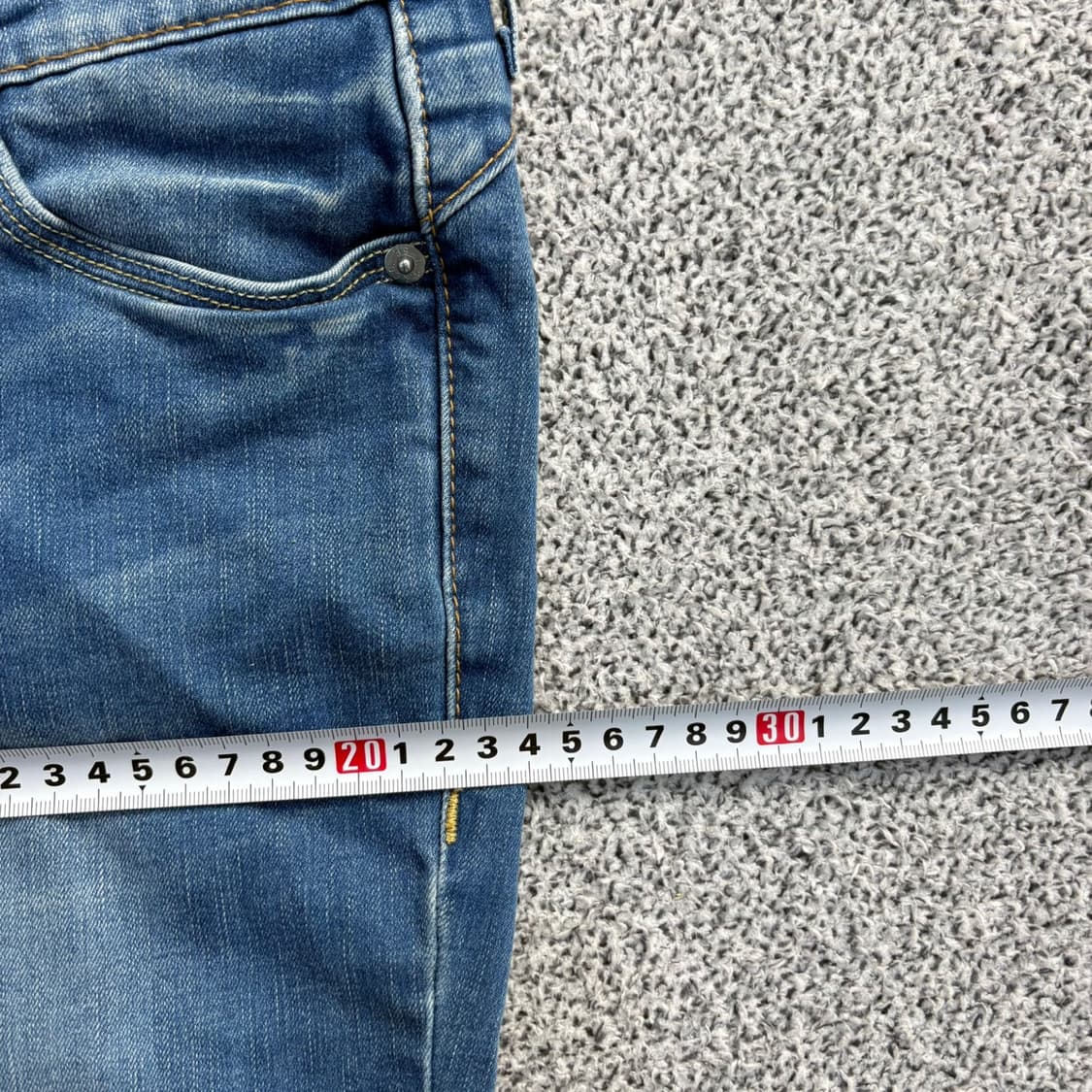 26 리바이스 여성 중청 워싱 데님 팬츠 0413J 상품이미지7