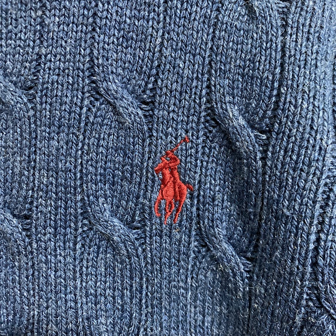 폴로 랄프로렌 100% 실크 케이블 니트 XS 상품이미지3