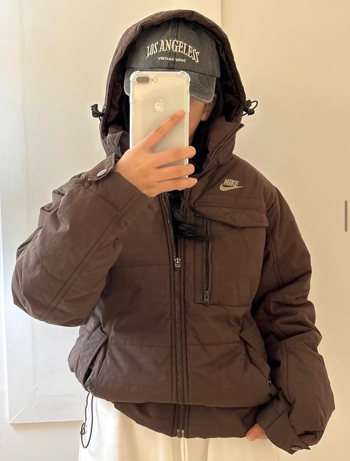 나이키 브라운 패딩점퍼 상품이미지1