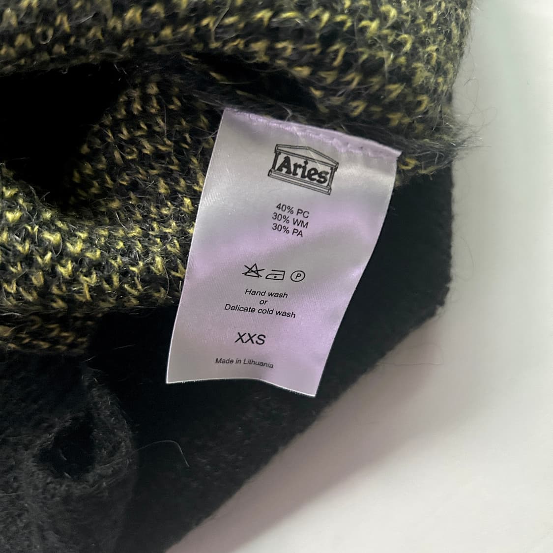에리즈 Aries kurt knit 조끼 상품이미지7