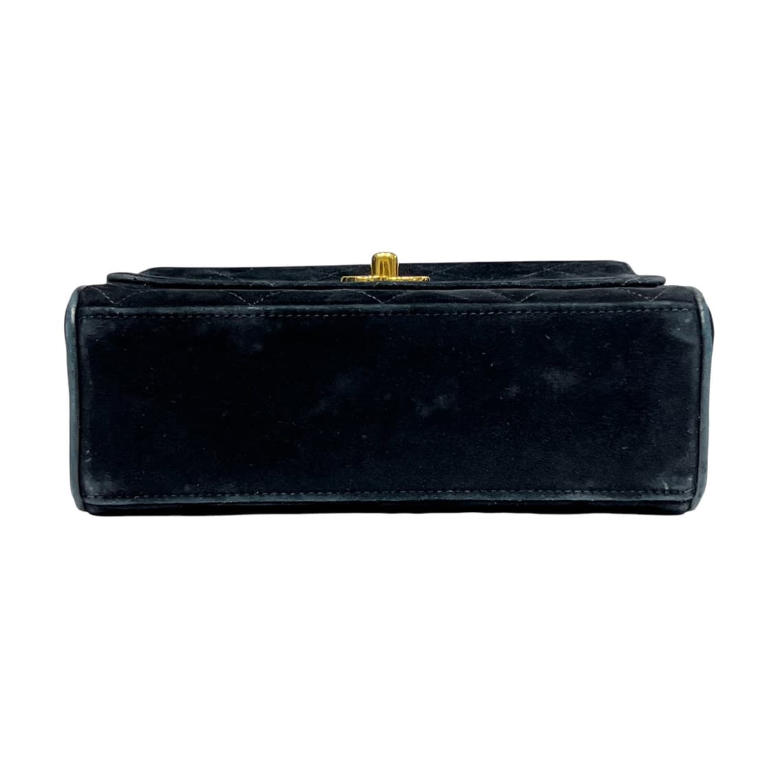 샤넬 클래식 빈티지 켈리백 스웨이드 네이비 상품이미지5