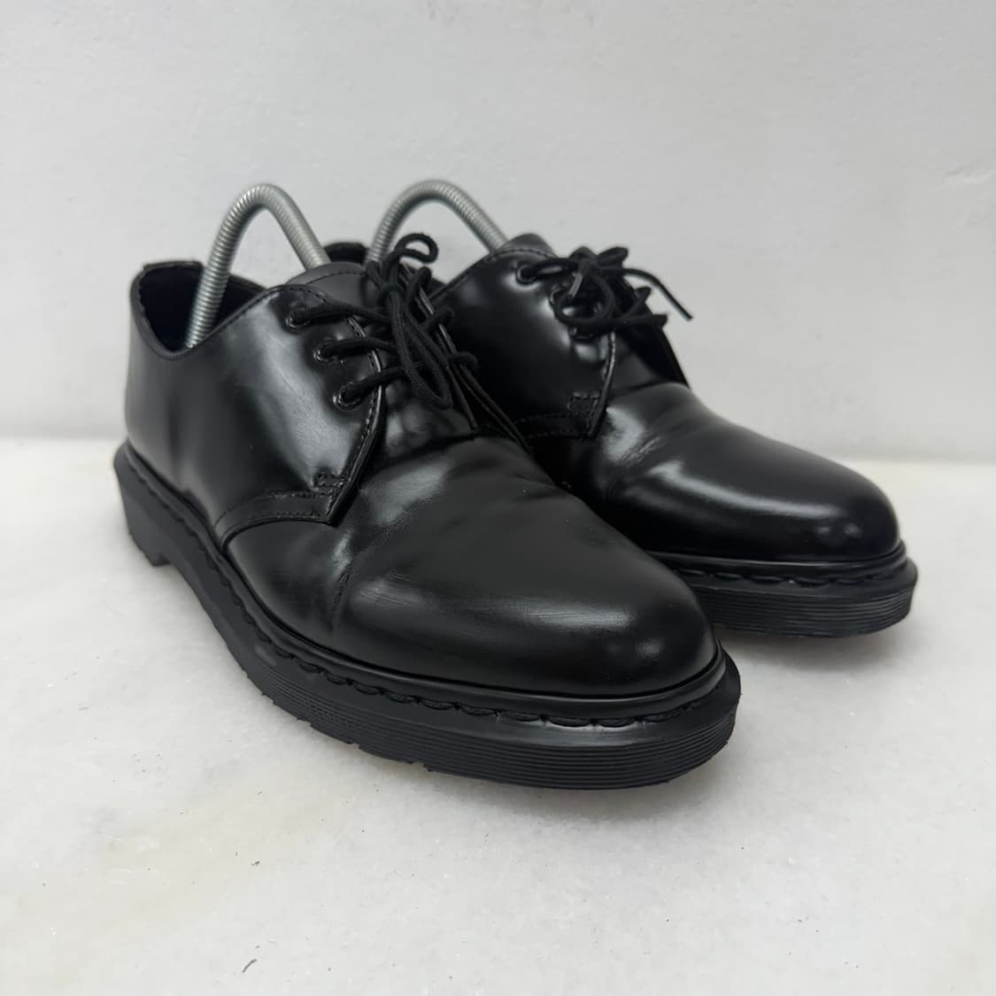 (UK7)닥터마틴 1461블랙 모노 3홀 더비 상품이미지1