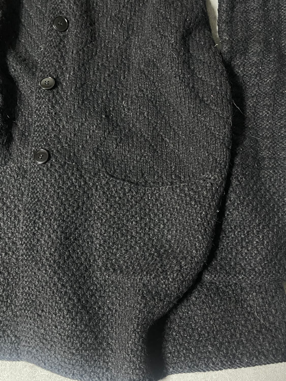 muffler collar knit cardigan 상품이미지5