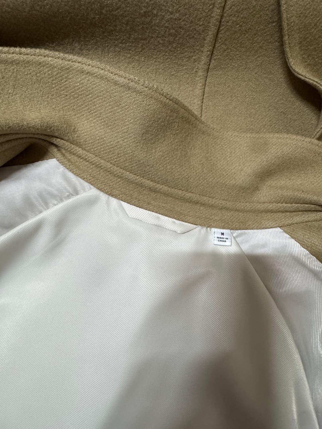 유니클로U 울블렌드 테일러드 코트 진베이지 상품이미지6