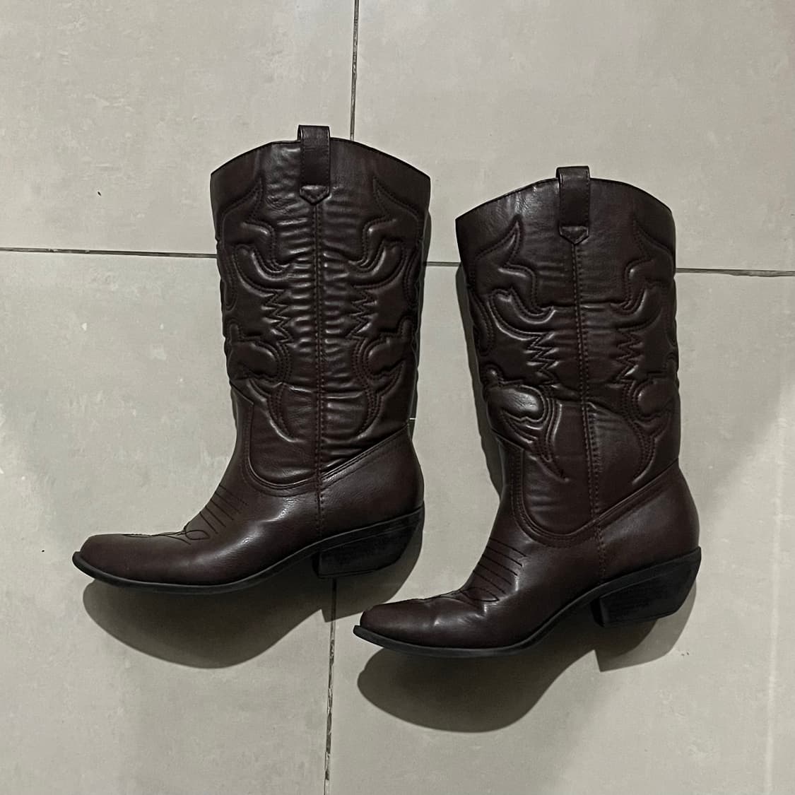 빈티지 웨스턴 카우보이 부츠 상품이미지1